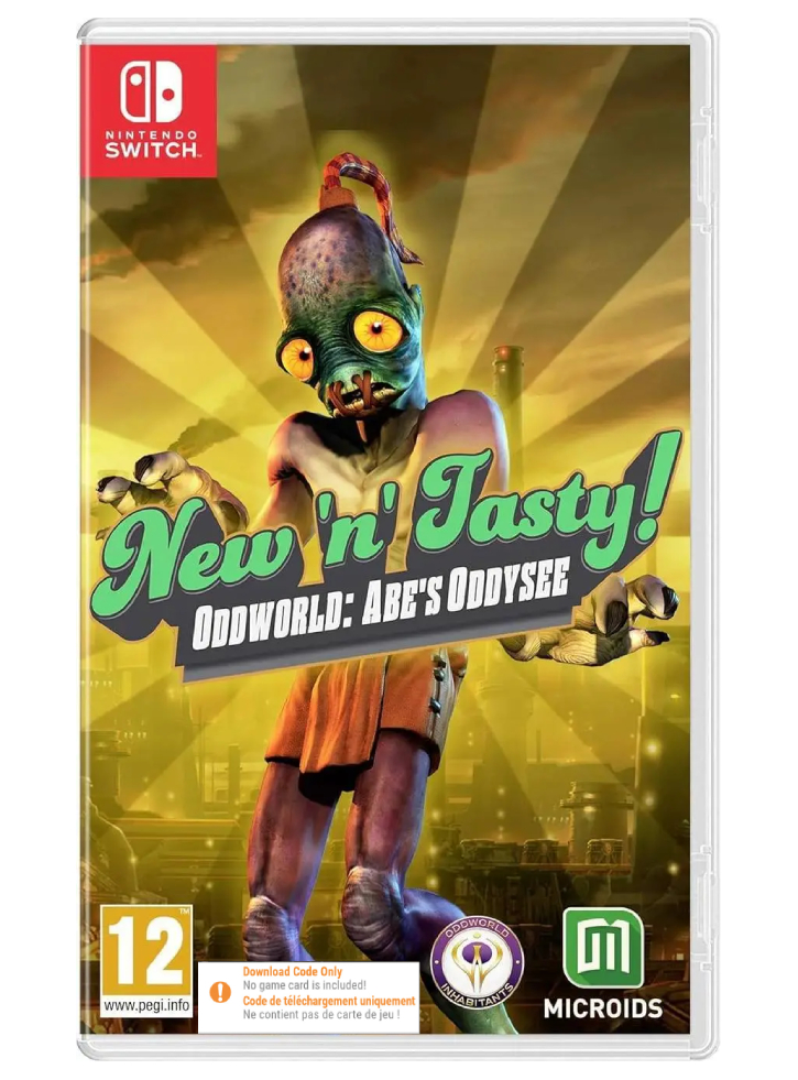 Oddworld New 'n' Tasty (Code in Box) - Nintendo Switch