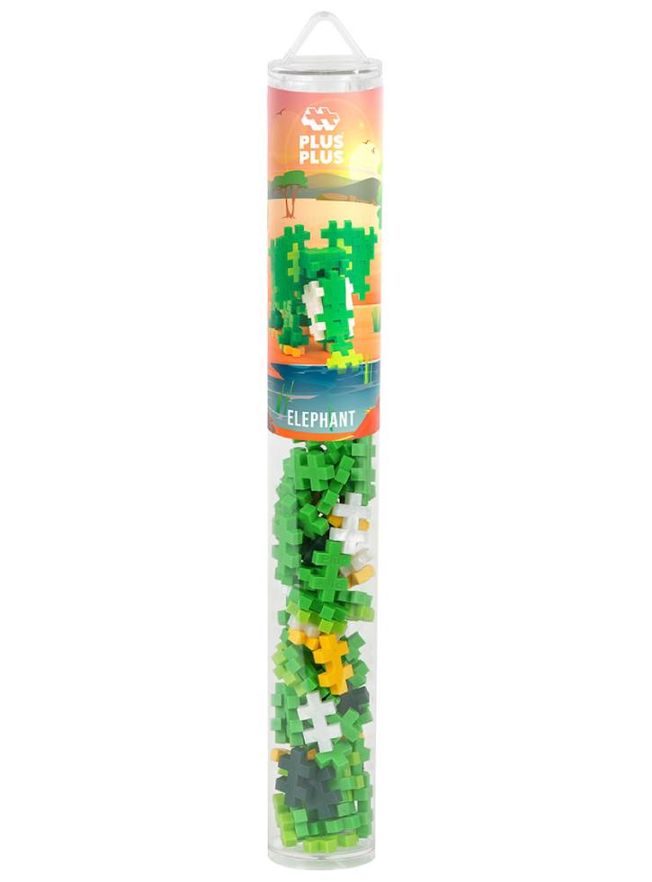 Plus Plus Elephant Tube 100pcs (4323)