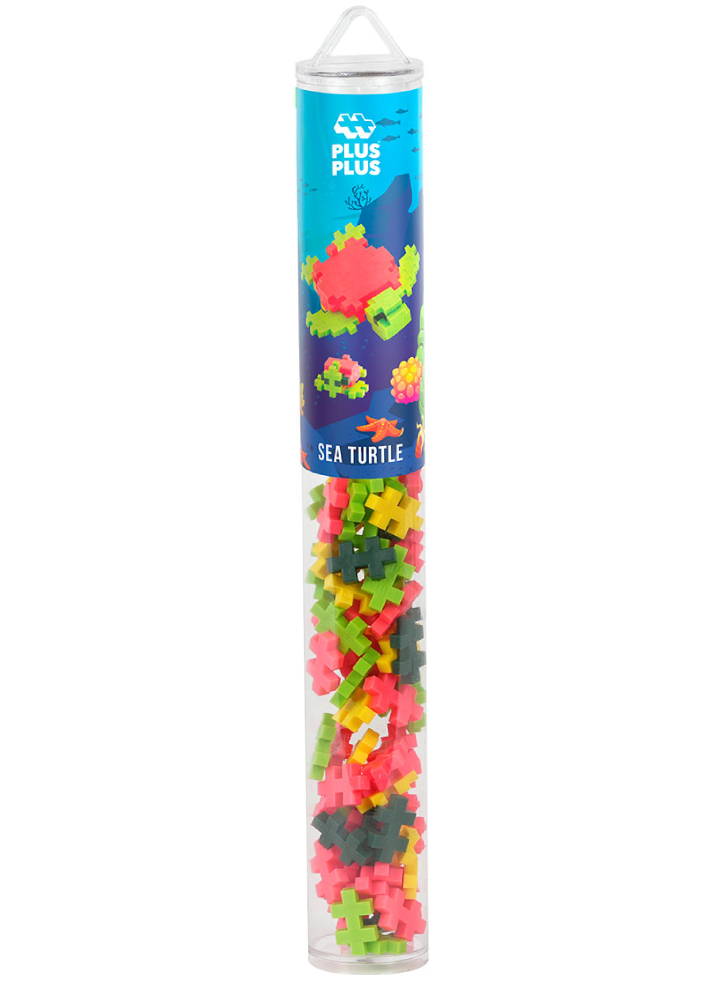 Plus Plus Sea Turtle Tube 100pcs (4327)