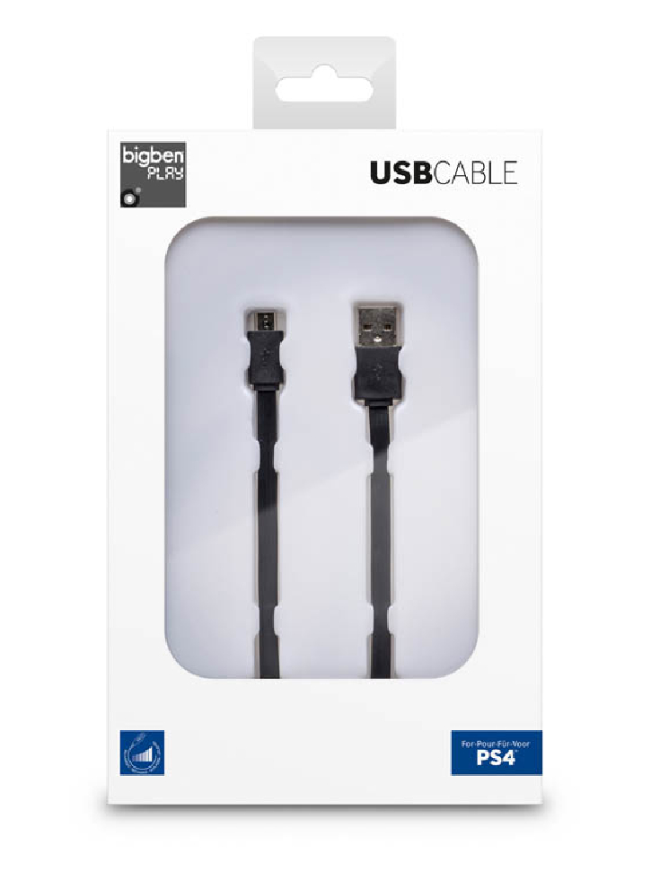 Charging Cable for Controllers Sony 3m - Playstation 4