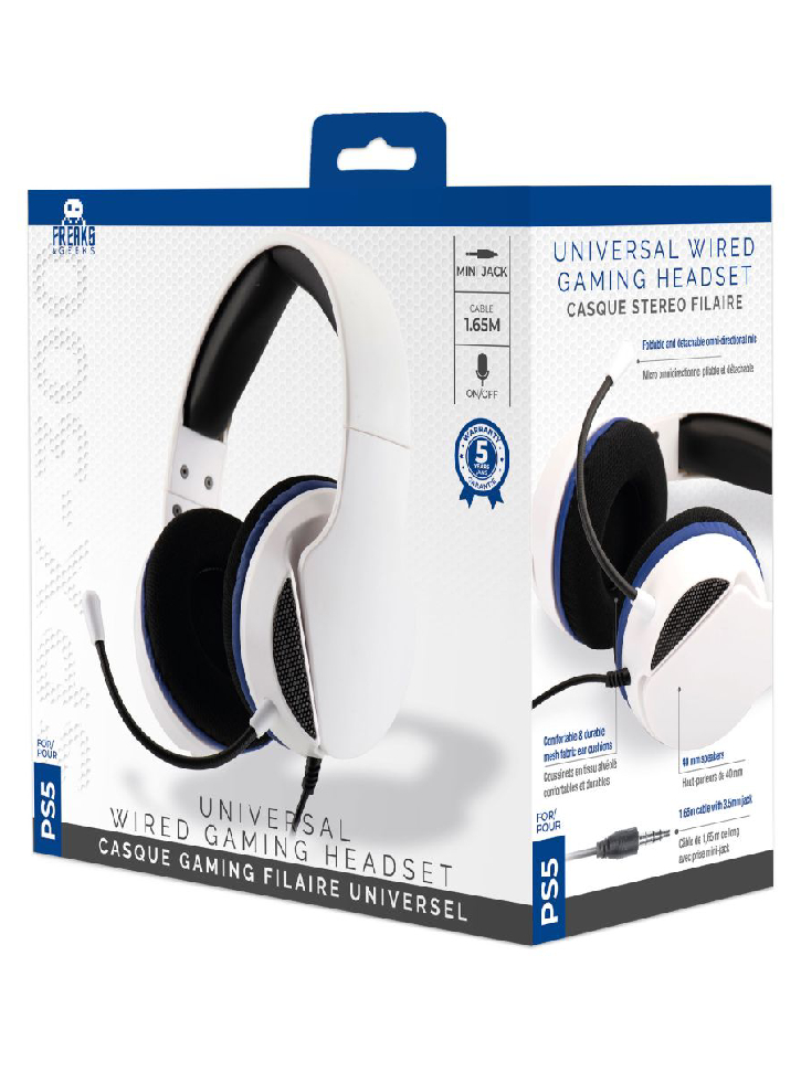 Universal Headset SPX-300 White & Black - Playstation 5