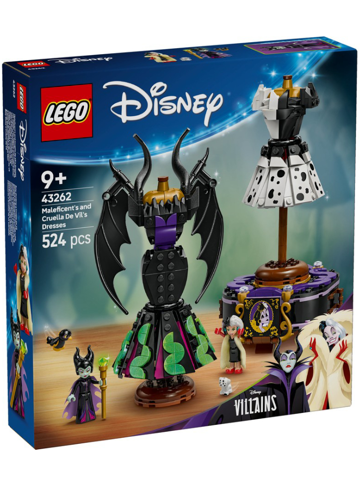 LEGO Disney Classic Maleficent's And Cruella De Vil's Dresse (43262)