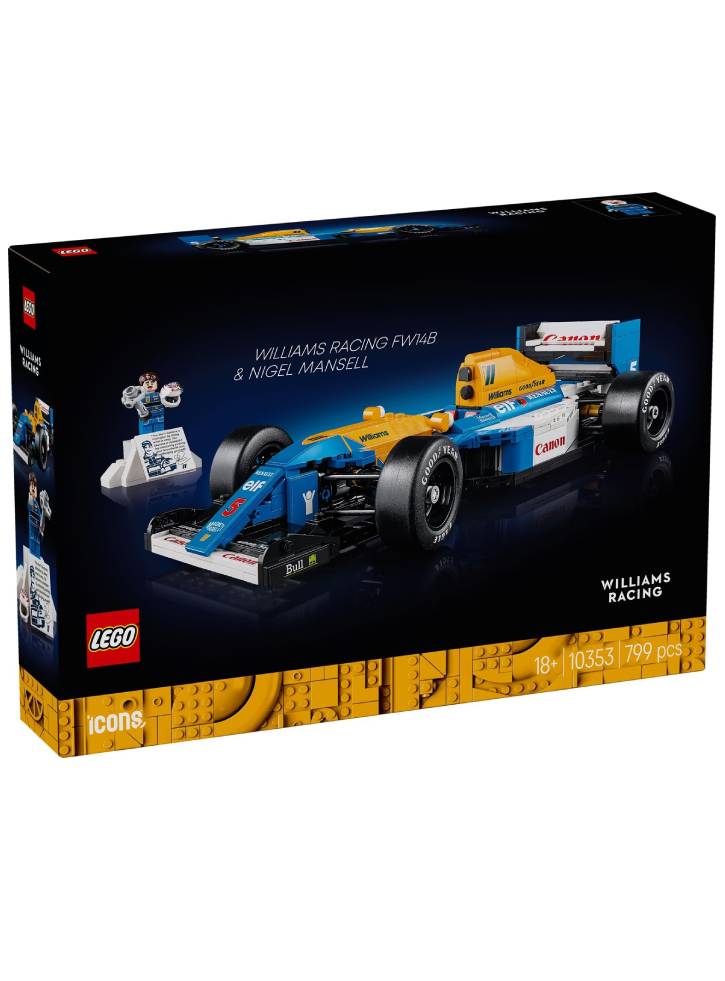 LEGO Icons Williams Racing Fw14B & Nigel Mansell (10353)