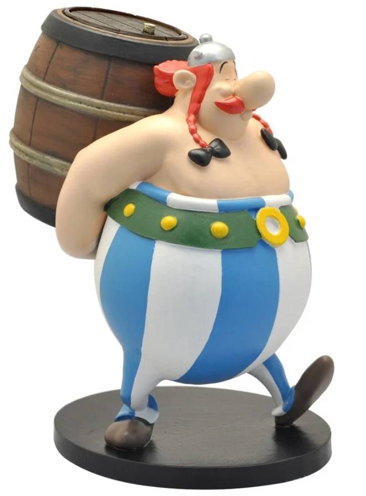 Obelix and His Barrel Collector 19cm