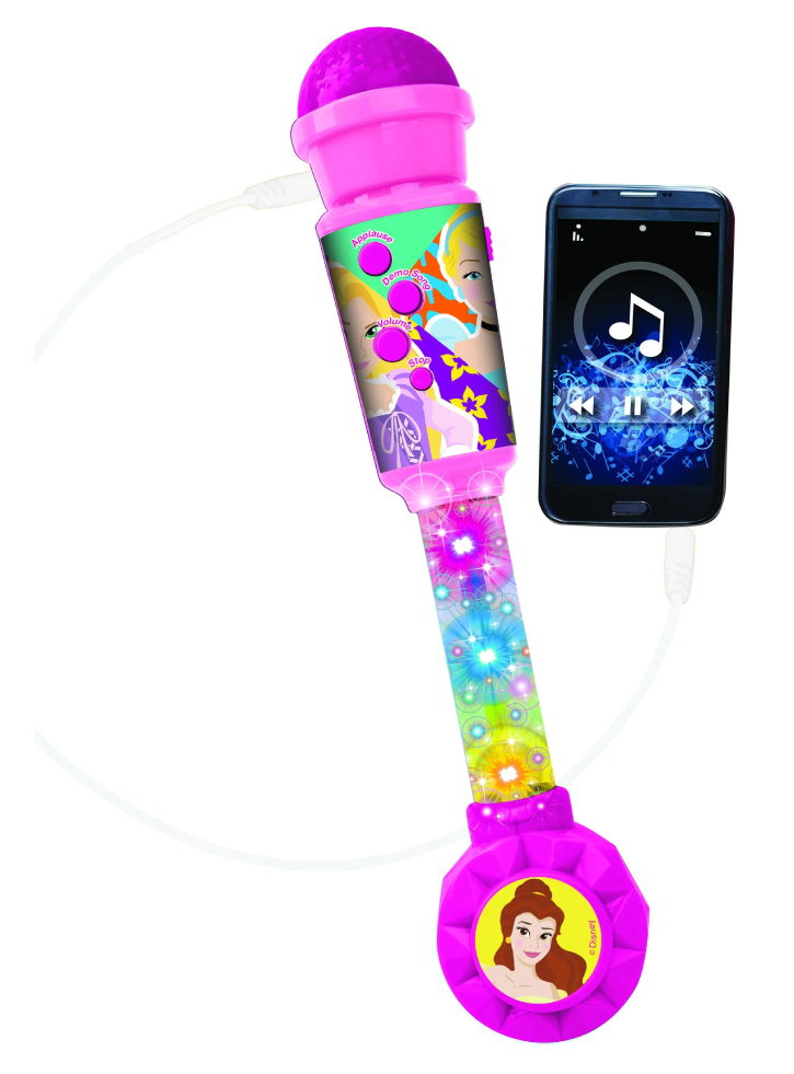 Lexibook Disney Princess Trendy Lighting Microphone with speaker (MIC90DP)