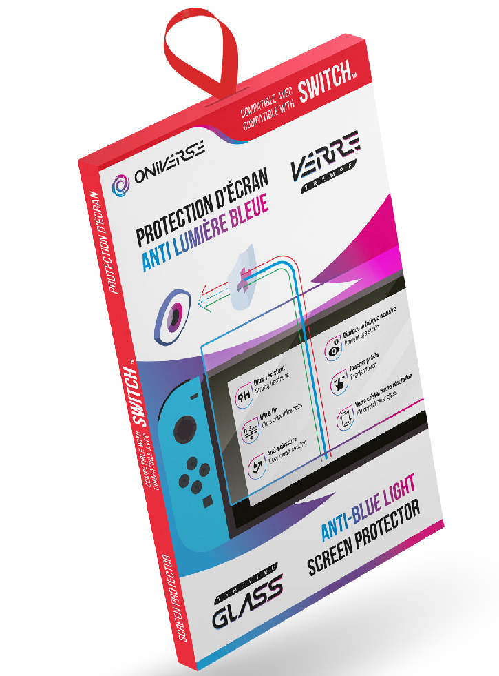 ONIVERSE Anti-blue light protective screen for console - Nintendo Switch