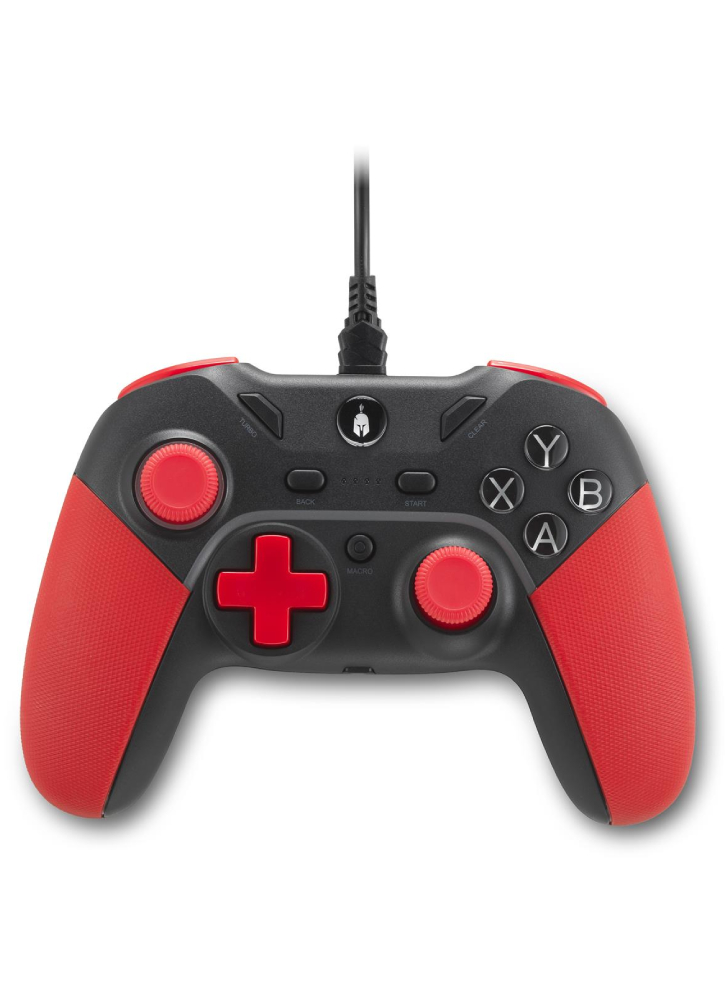 Spartan Gear Pelekys Wired Controller Black/Red - PC/Playstation 3