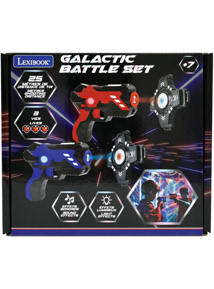 Lexibook Laser Tag with Harnesses (Set of 2) (JG250)