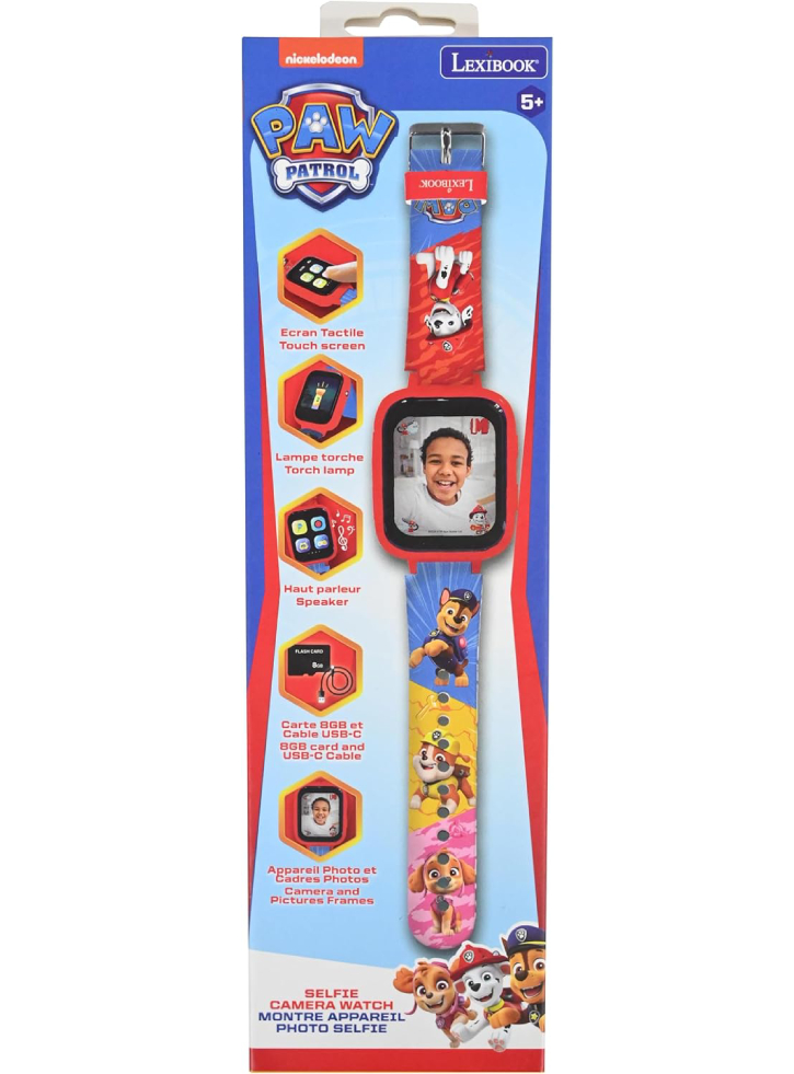 Lexibook Paw Patrol Kids Smartwatch with 8GB memory card (DMW070PA)