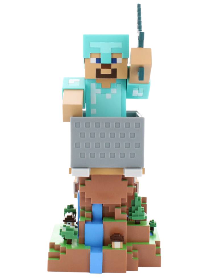 Cable Guys Minecraft: Steve In Diamond Armour R.E.S.T - PLAYSTATION 5