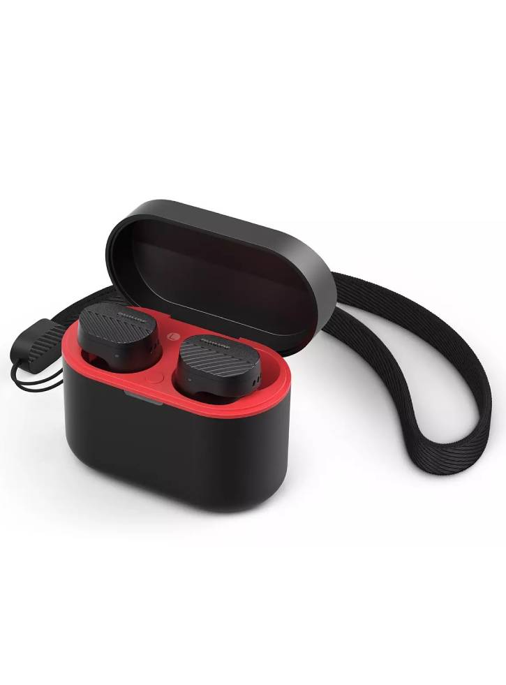 Philips Audio Wireless Sports Headphones, In-Ear (Black) (TAA5508)