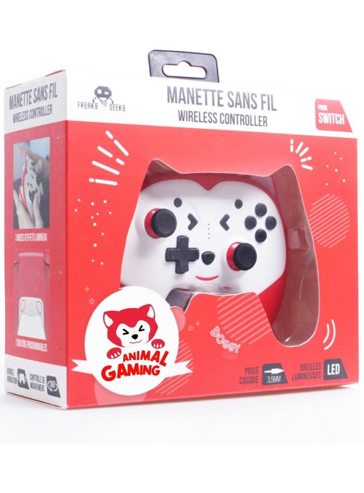 Doggy Wireless Controller for Children with paddles Red - Nintendo Switch