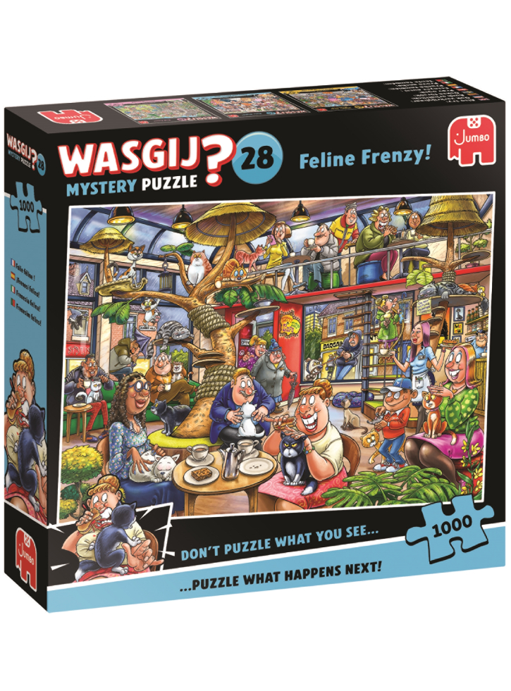 Wasgij Mystery #28 Feline Frenzy(1000 pieces) (1110100506)