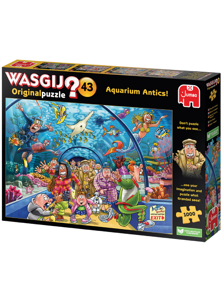 Wasgij Original 43 Aquarium Antics 1000 pieces