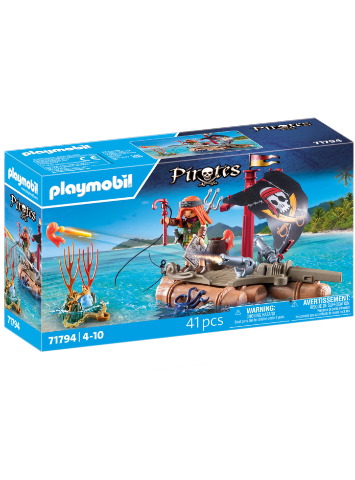 Playmobil Pirate Raft with Treasure (71794)