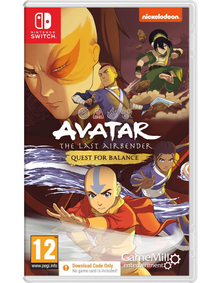 Avatar The Last Airbender Quest for Balance (Code in Box) - NINTENDO SWITCH
