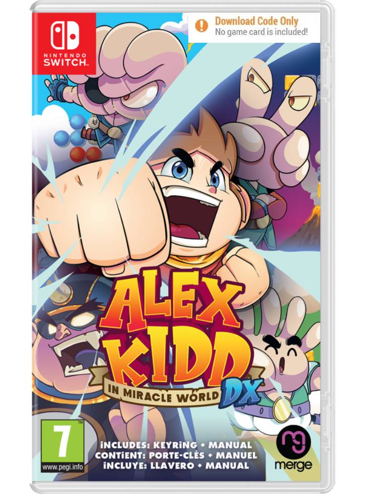 Alex Kidd in Miracle World DX (Code in a Box) - Nintendo Switch