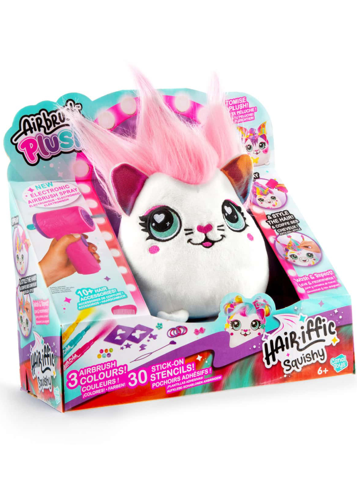 Airbrush Plush Hair'iffic 17cm Squish Pal 2 Random (1040)