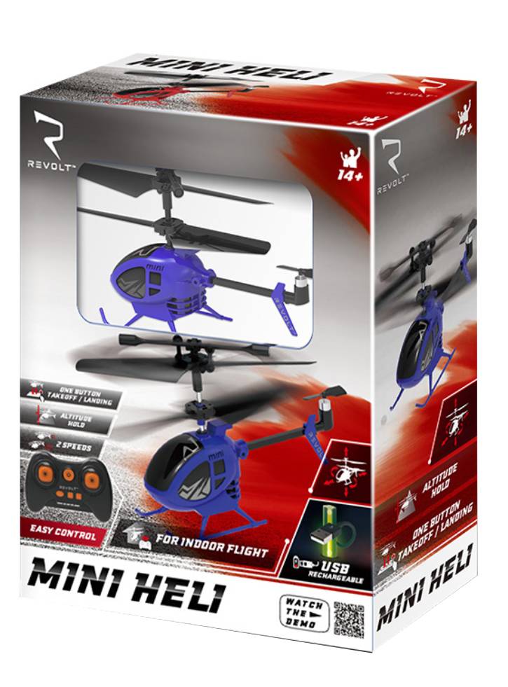 Syma REVOLT S100 Mini Helicopter Blue (51402)