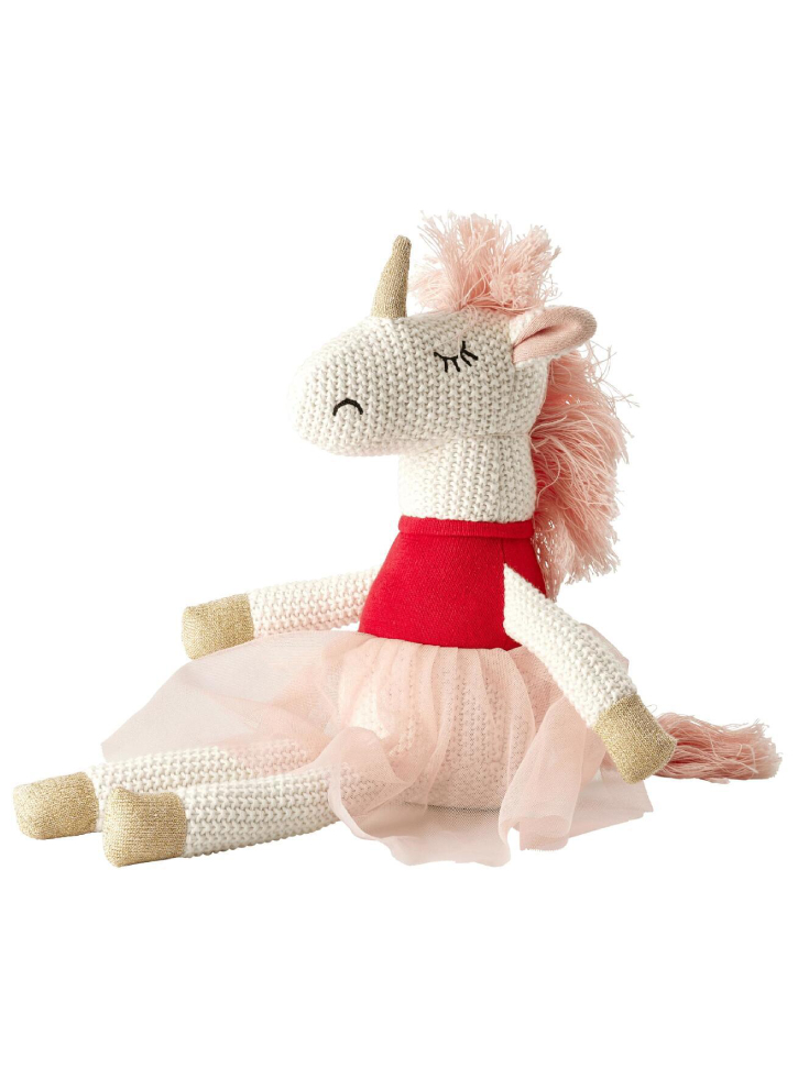 Rice Kids Knitted Plush Toy Unicorn Kitoy-Ptuni