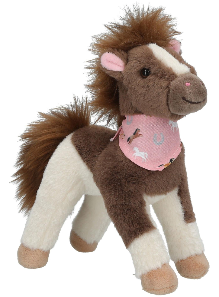 Miss Melody Plush Horse Brown White 18cm (0413480)
