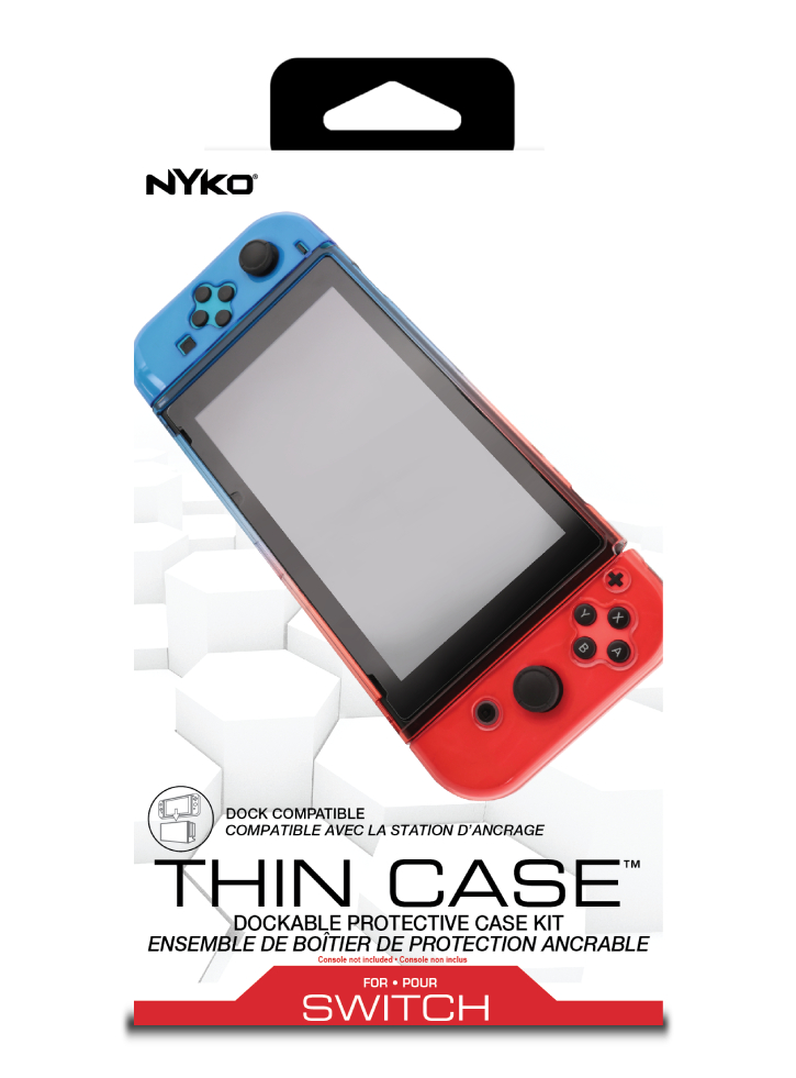 Nyko Thin Case (Red/Blue) - NINTENDO SWITCH