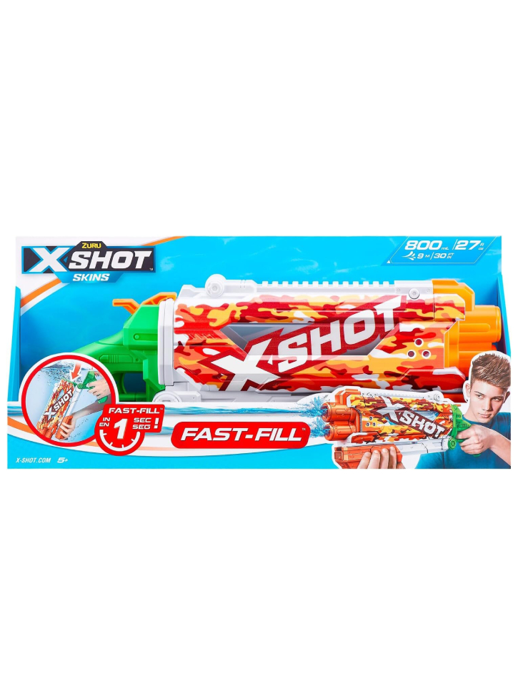 X-Shot Water Shotgun Fast-Fill Skins (11855)