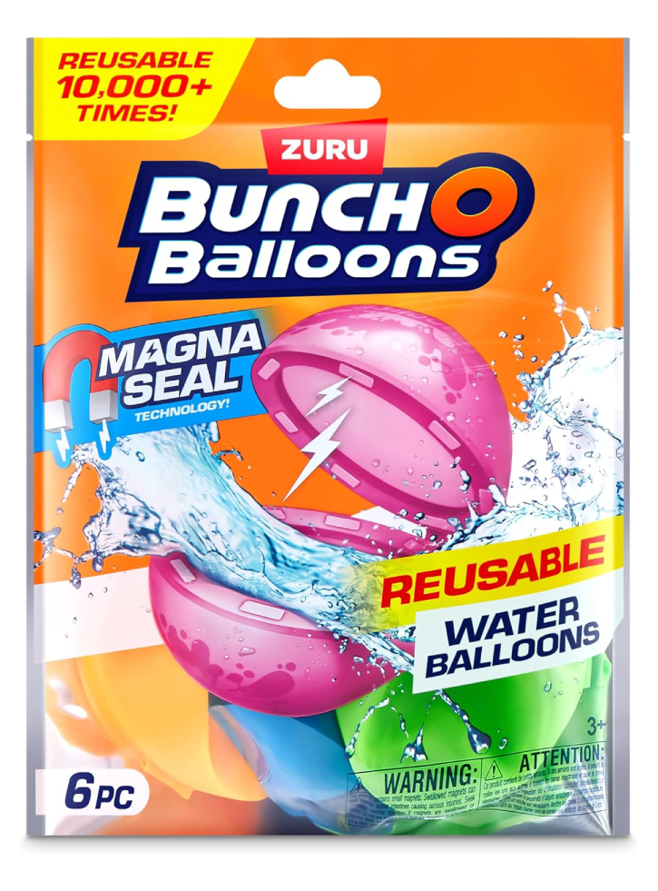 Bunch O Balloons Reusable Water Balloons 6 Pack (56593UQ1)