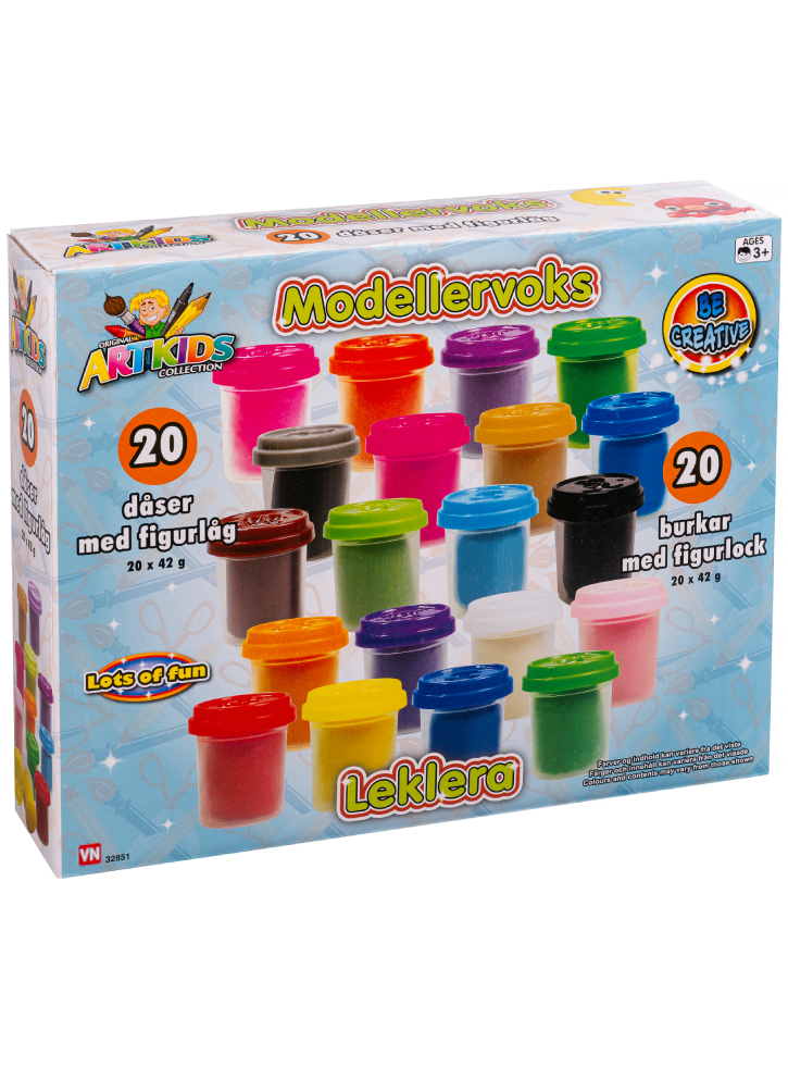 Artkids 20 Cans Clay (32851)