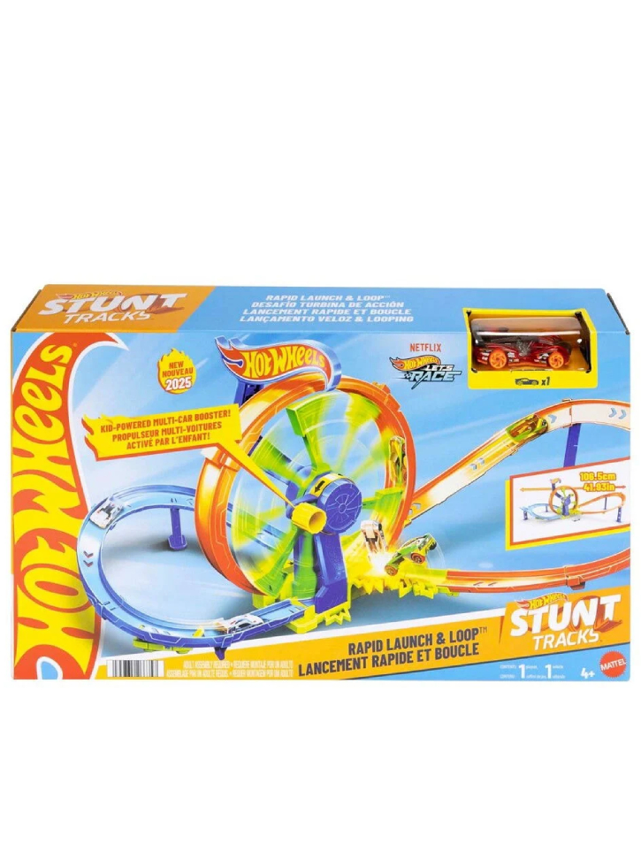 Hot Wheels Stunt Tracks Rapid Launch & Loop (965-2503)