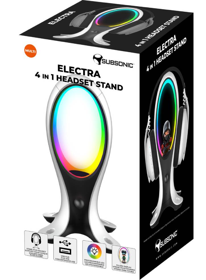 Subsonic Storage + Ports + Led + Figurine Support Multi - Playstation 5