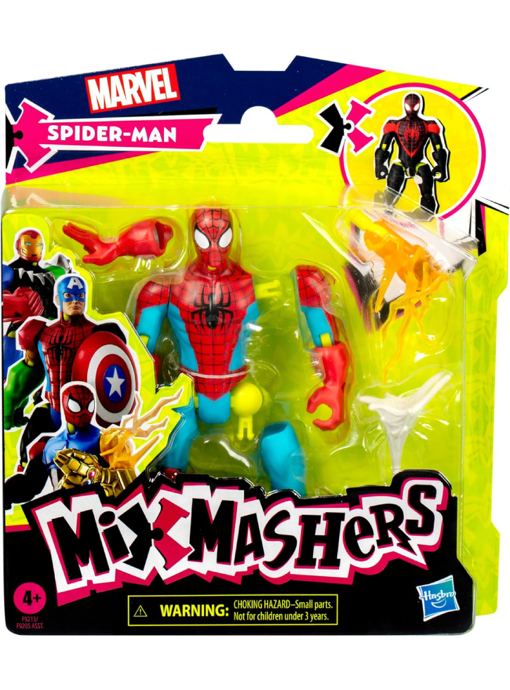 Spider-Man Mixmashers Basic Mixmashers Spiderman Figure (F9213)