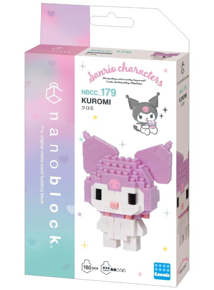 Bandai Nanoblock Hello Kitty Kuromi Building Block (NBH179)