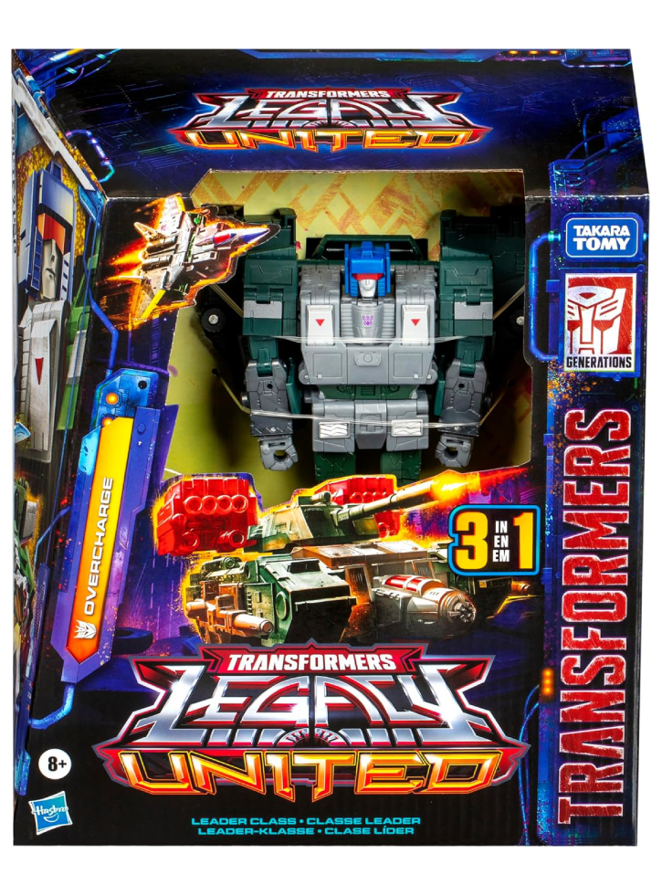 Transformers Generations Legacy United Leader Class Overcharge Phigoura Drases 19cm (G1039)