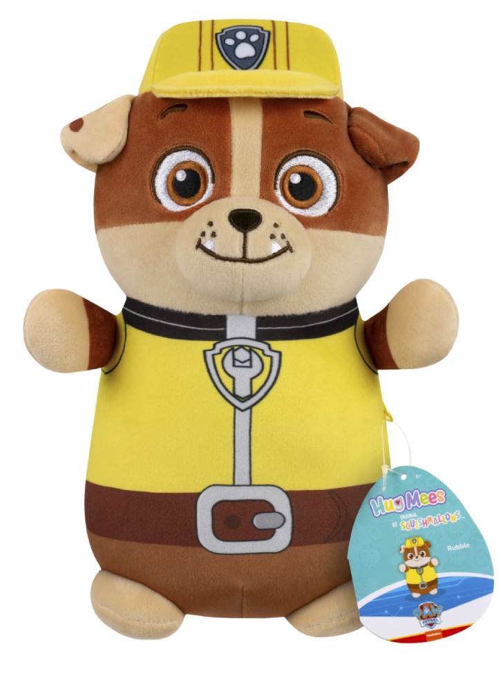 Squishmallows Hugmees Plush Paw Patrol Rubble 25cm