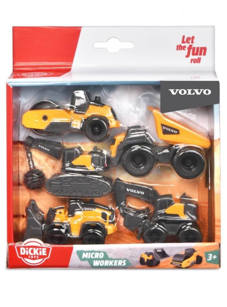 Dickie Toys Volvo Micro Workers (203722008)
