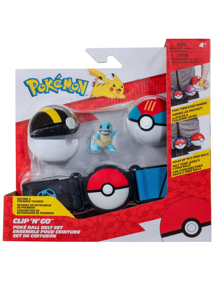 Pokemon Clip N Go Belt Set Squirtle (PKW3648)