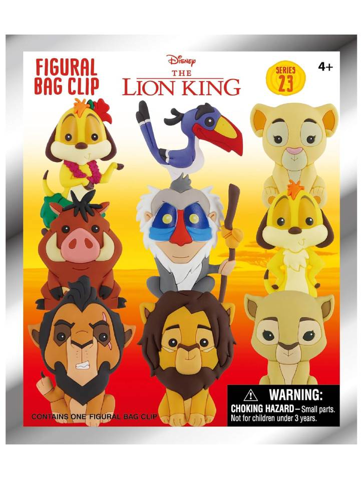 Monogram Disney The Lion King (Blind Bag/Random) 3D Foam Bag Clips Figures