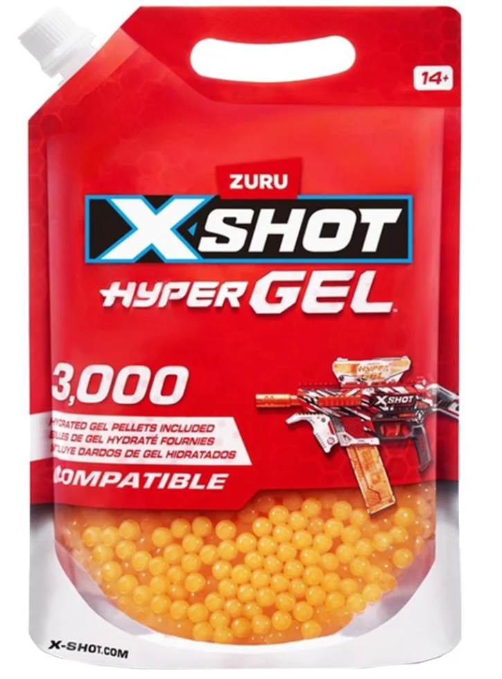 X-SHOT HYPER GEL Hydrated Gellet Refill Foilbag (36810SQ1)