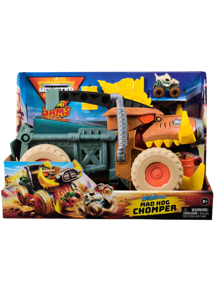Monster Jam Mini Mad Hog Sweeper Playset (6071776)