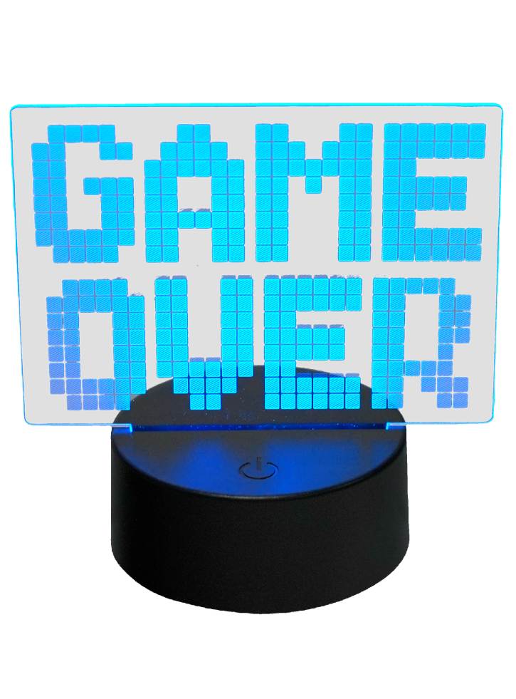 MECHARITE 3D Lampe GAME OVER