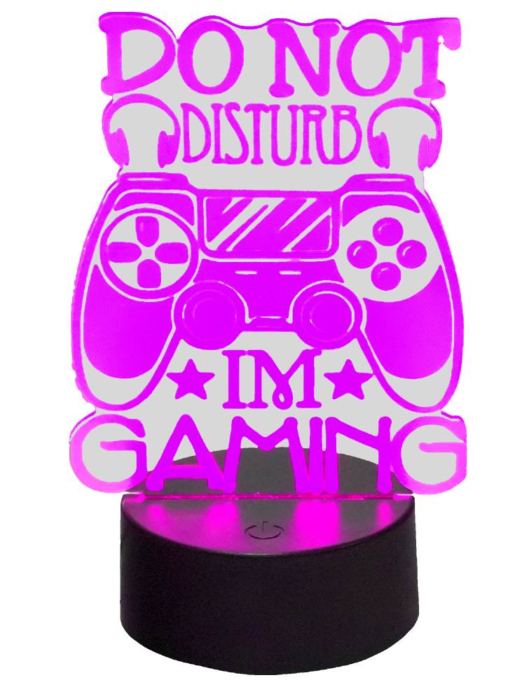 MECHARITE 3D LED Lampe Don't Disturb