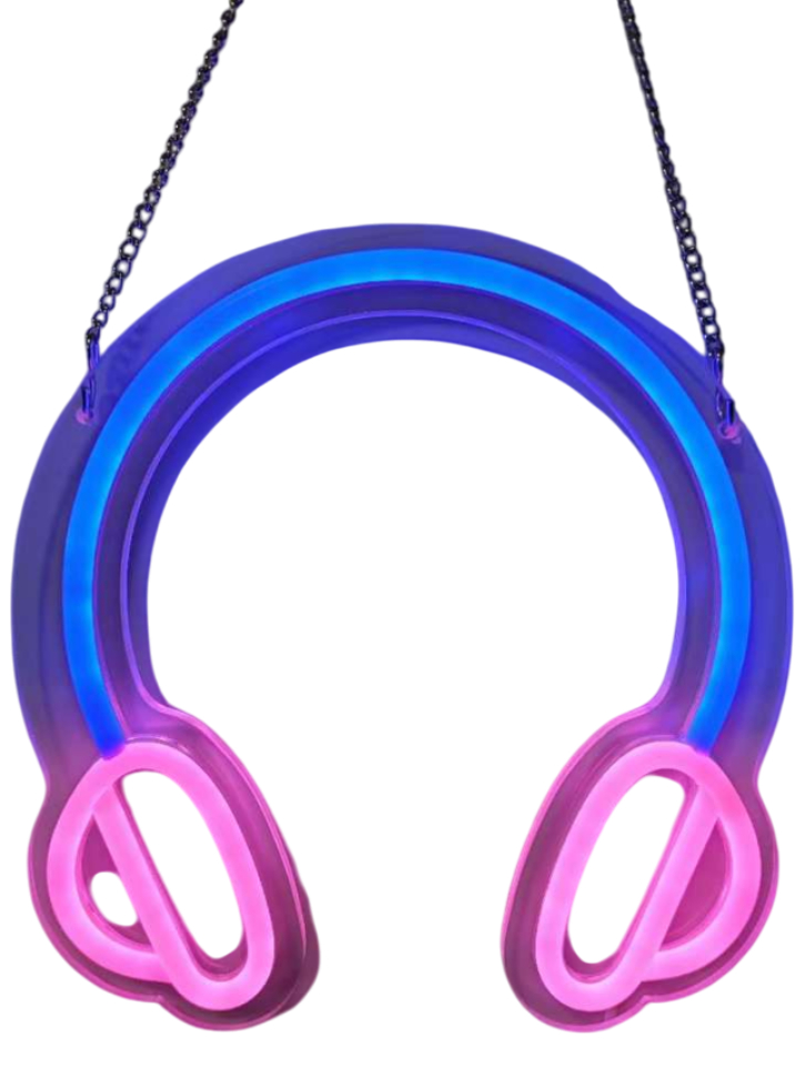 MECHARITE RGB LED Neon Lampe Headset