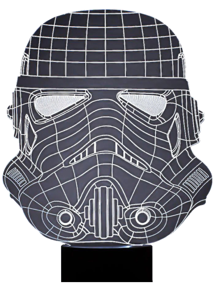 Storm Trooper Wire Framed Light