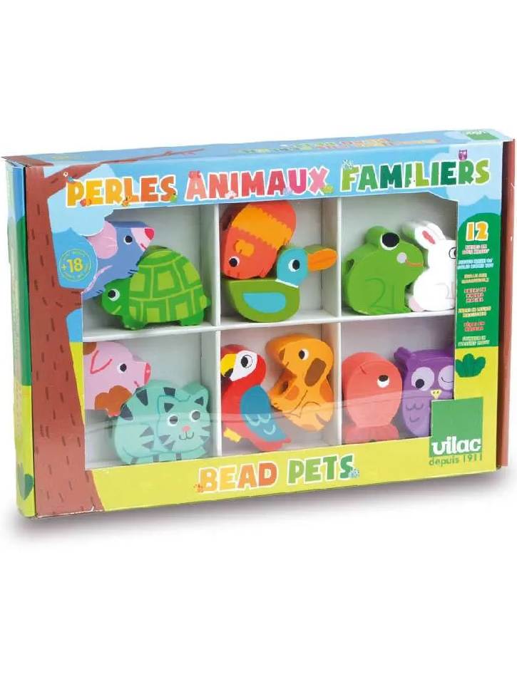 Vilac Wooden beads Animals (1504)