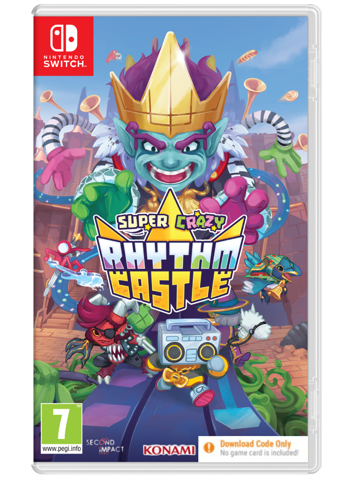 Super Crazy Rhythm Castle (Code in a Box) - Nintendo Switch