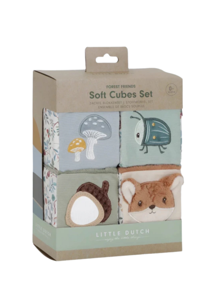 Little Dutch Set of soft cubes Forest Friends (LD8916)