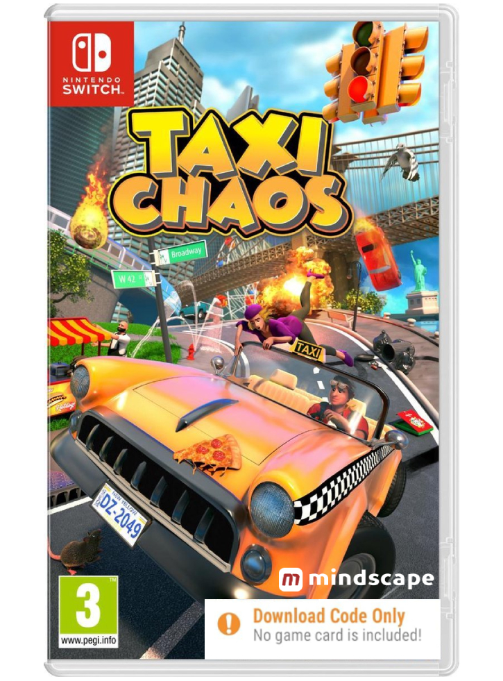 Taxi Chaos (Code in a Box) - Nintendo Switch