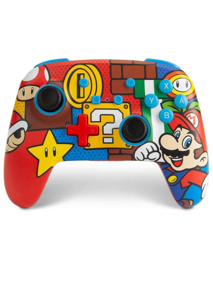PowerA Enhanced Wireless Controller - Mario Pop - Nintendo Switch
