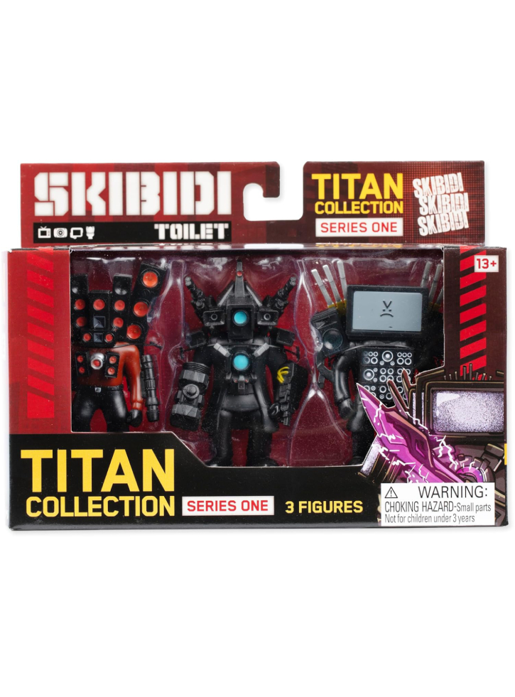 Skibidi Toilet Titan 3 Pack (13003)